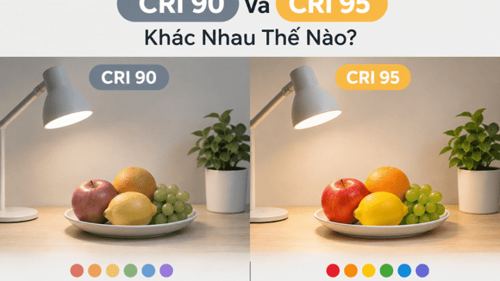 CRI 90 Và CRI 95 Khác Nhau Thế Nào?