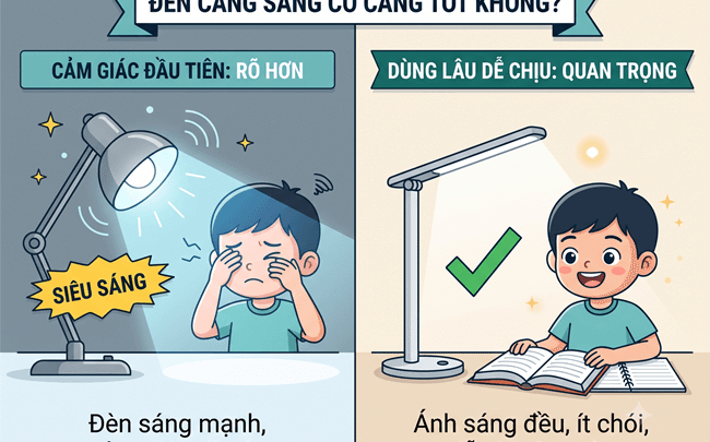 Đèn Càng Sáng Có Càng Tốt Không?