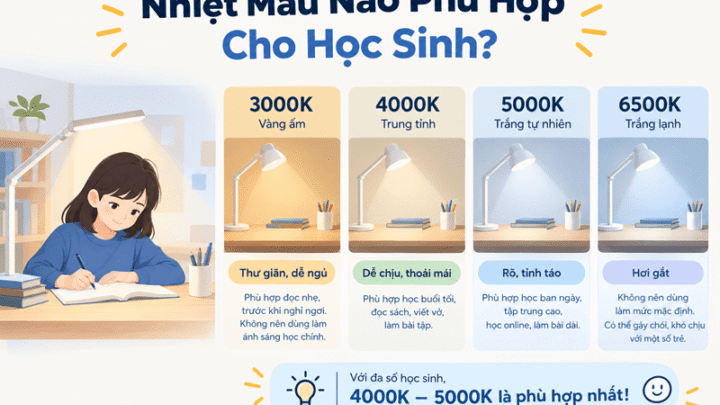 Nhiệt Màu Nào Phù Hợp Cho Học Sinh?